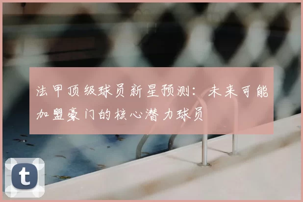 法甲顶级球员新星预测:未来可能加盟豪门的核心潜力球员